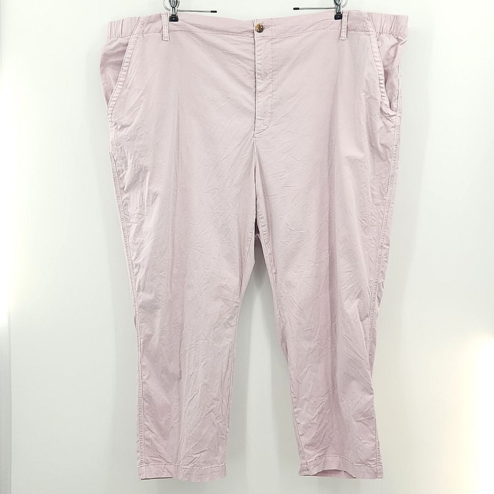 Old Navy Chino Pants Womens Size 4X Purple Office Work Business Casual Career